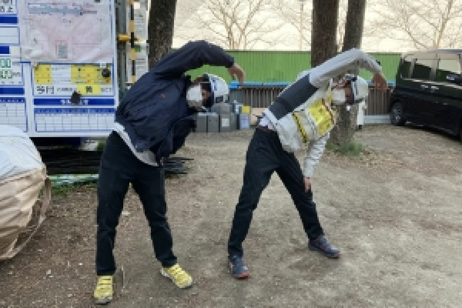 ラジオ体操・朝礼