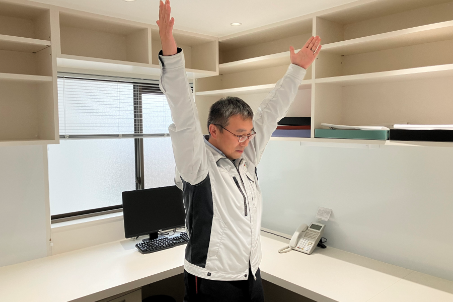 ラジオ体操・朝礼