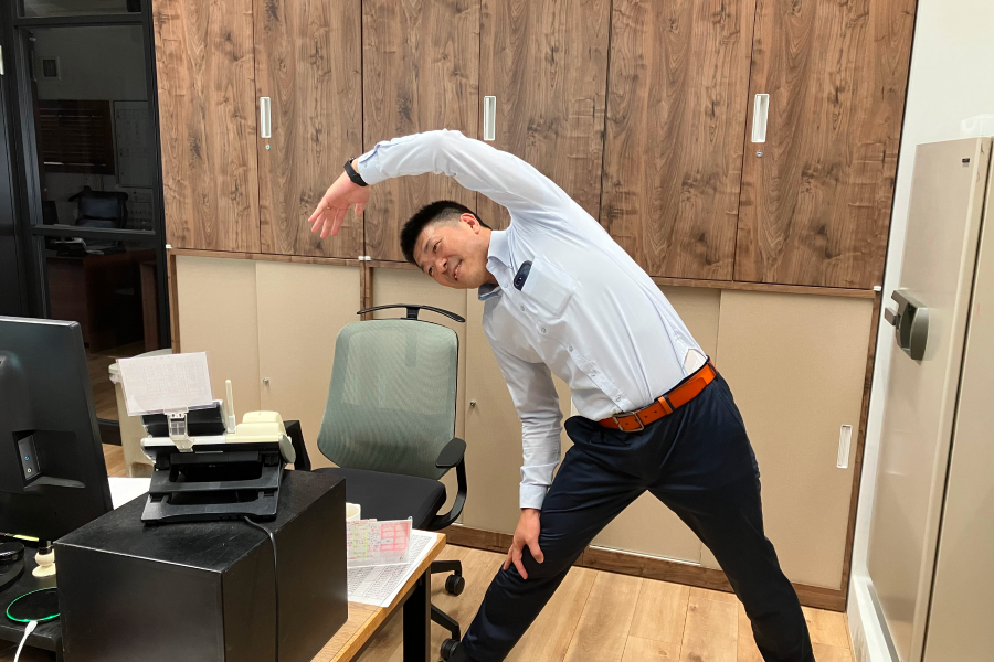 ラジオ体操・朝礼