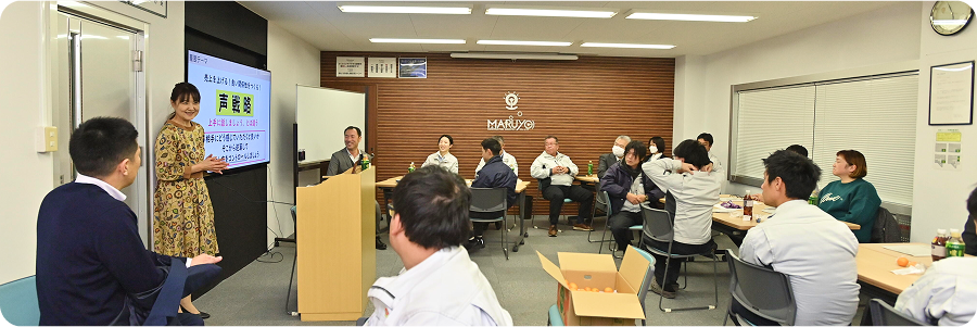 専門技術から“人”としての成長まで幅広く研修を実施