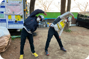 ラジオ体操・朝礼