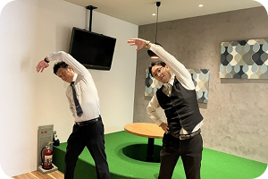 ラジオ体操・朝礼