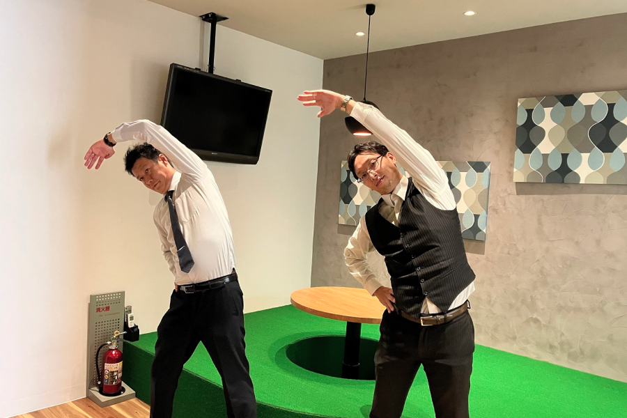 ラジオ体操・朝礼