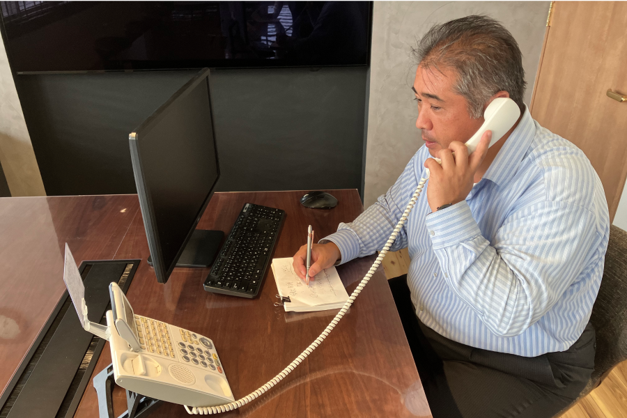 午前の営業活動