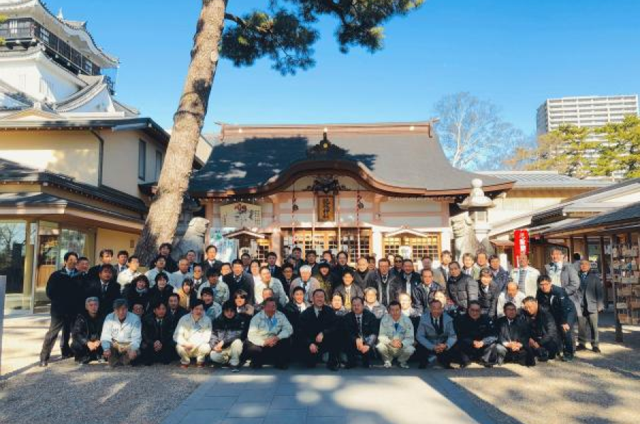 龍城神社で新年会